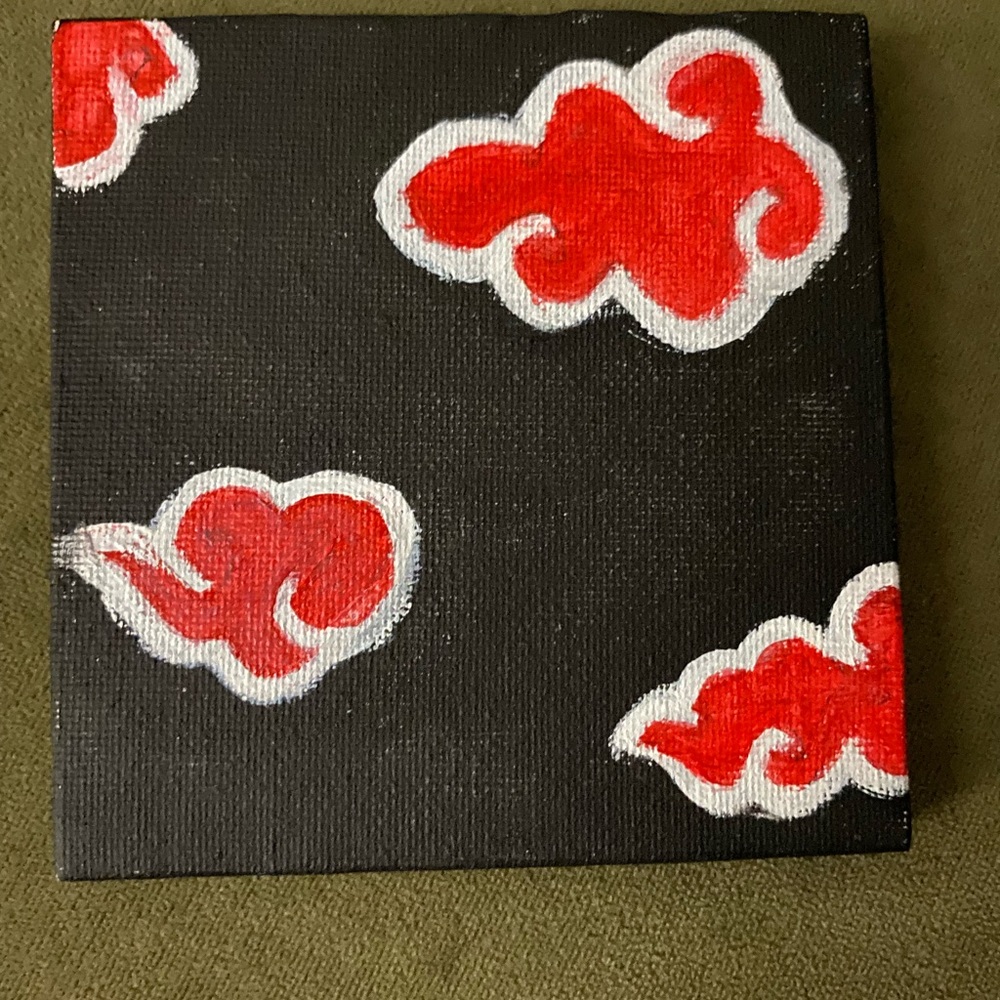 Handmade Akatsuki mini canvas